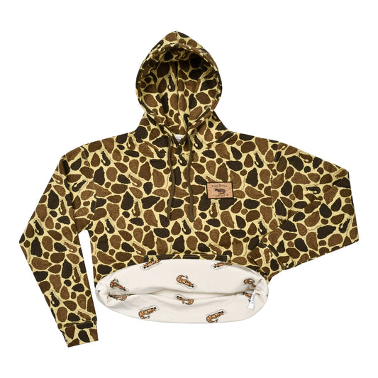 Midweight Hoodie, Brown Oyster Camo