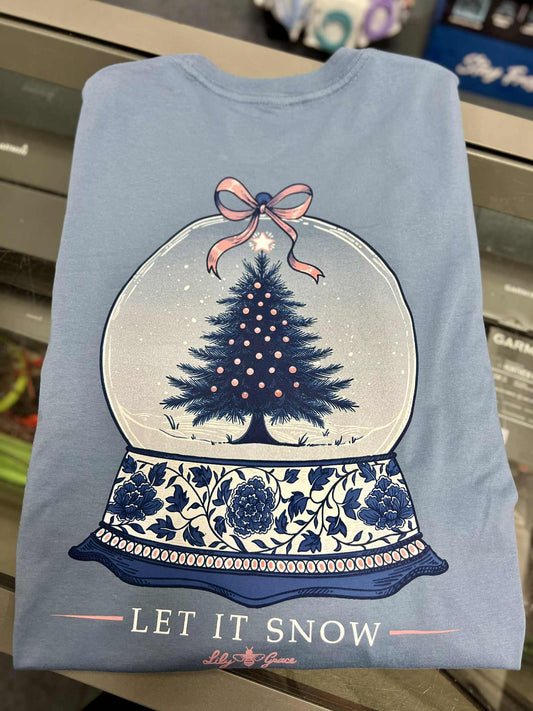 Snow Globe Long Sleeve, Slate