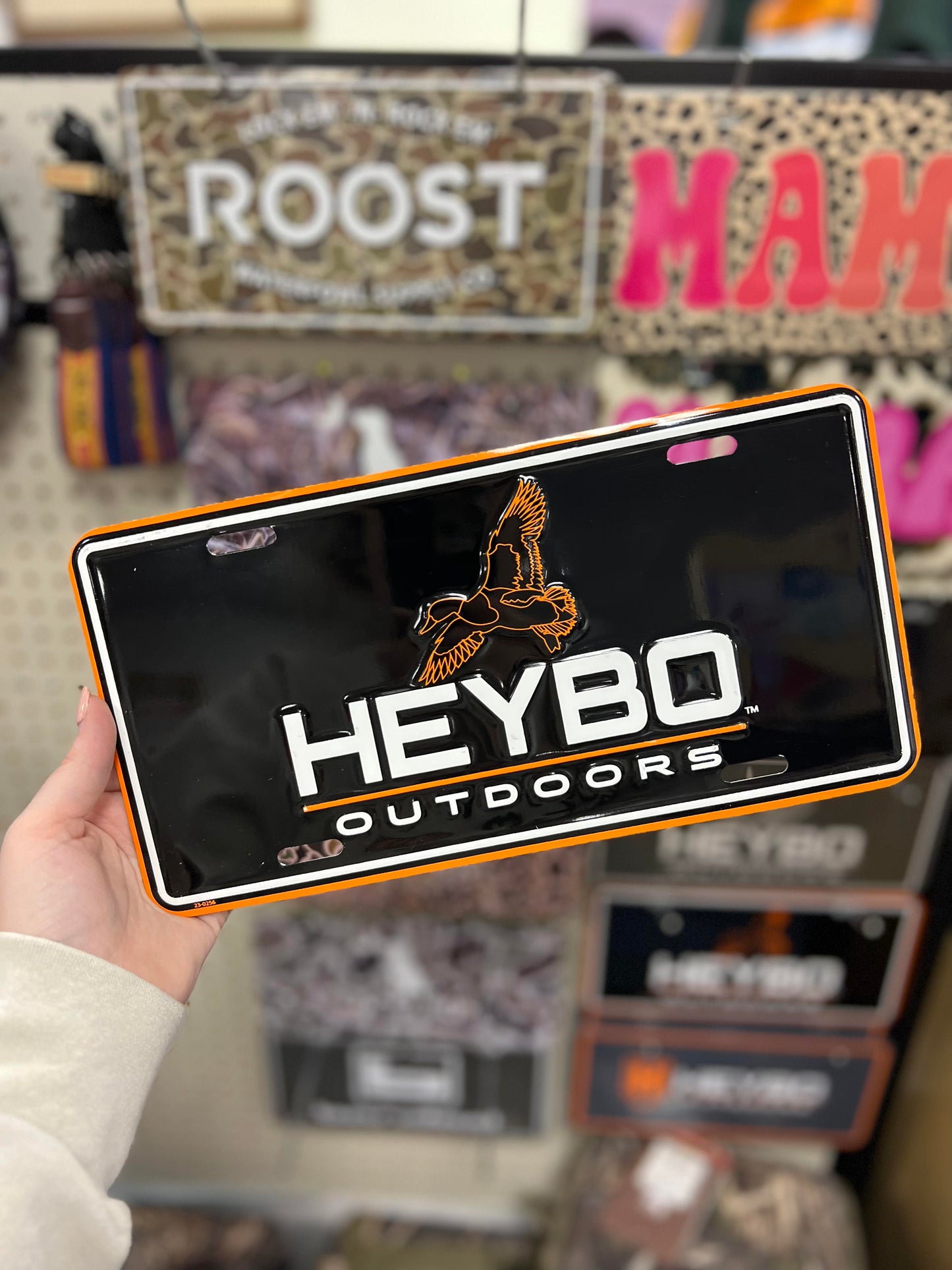 Heybo Mallard Flight License Plate