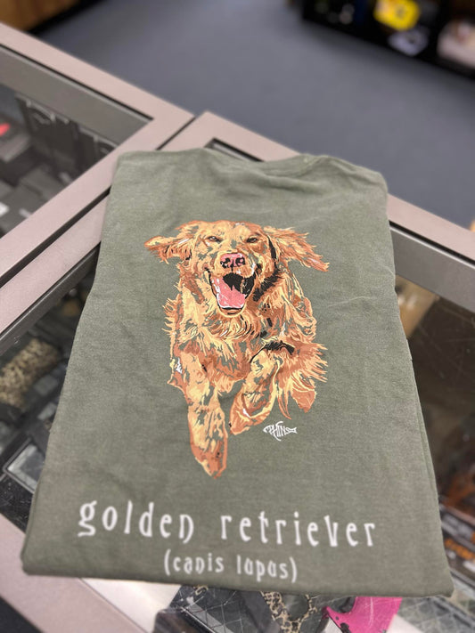 Golden Retriever Short Sleeve, Moss