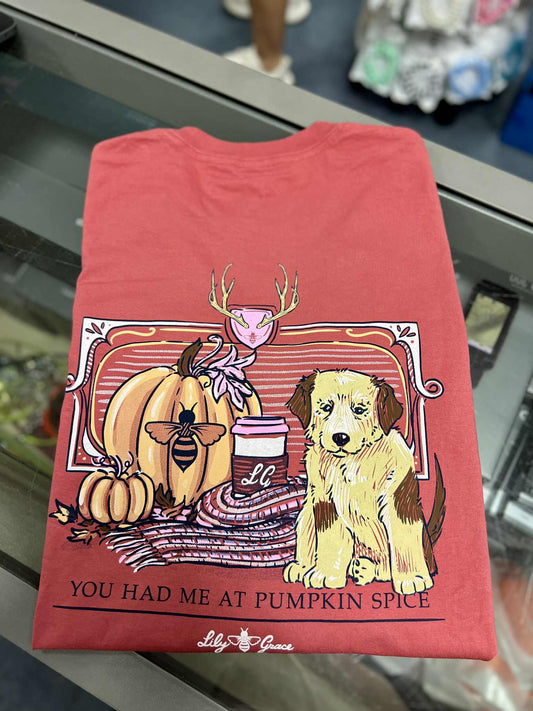Pumpkin Spice Long Sleeve, Brick