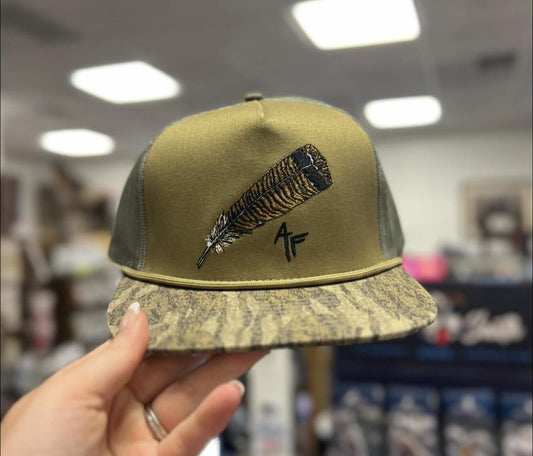 American Fetcher, Turkey Feather Rope Hat, Bottomland