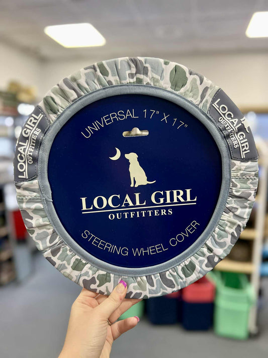 Local Girl Steering Wheel Cover, Localflage Coast