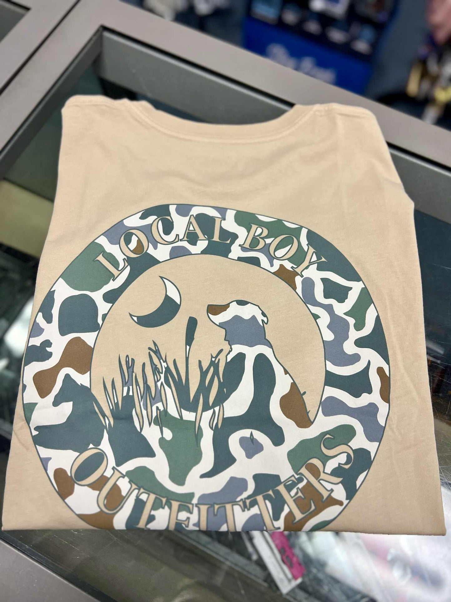 Original Localflage Bluff Short Sleeve Tee, Latte