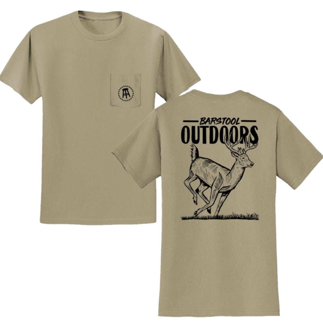 Barstool Outdoors White Tail Pocket Tee