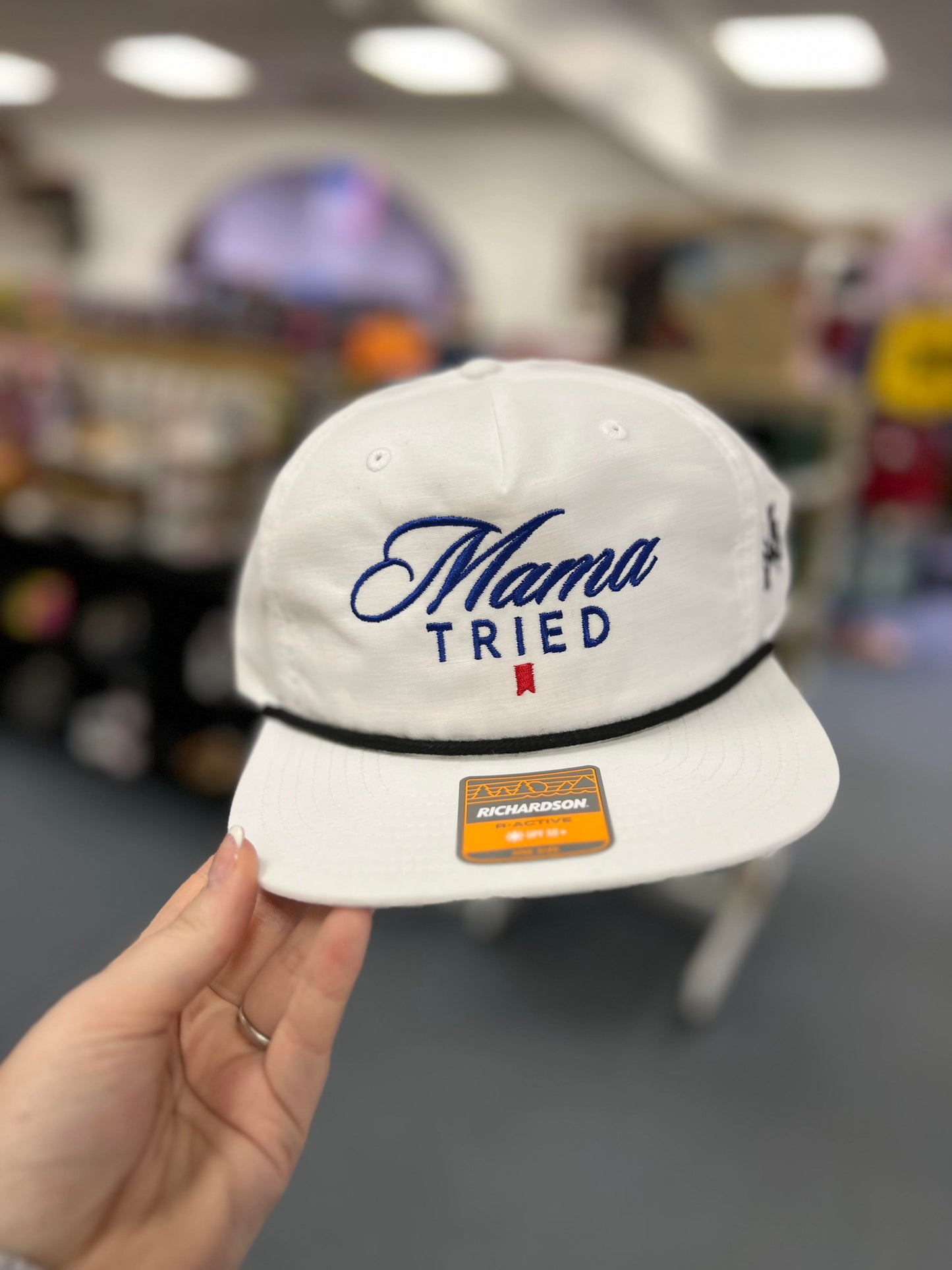 Mama Tried Ulta Rope Hat, White
