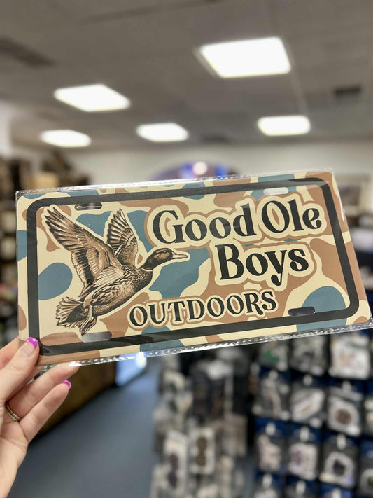 GOB Mallard Camo License Plate