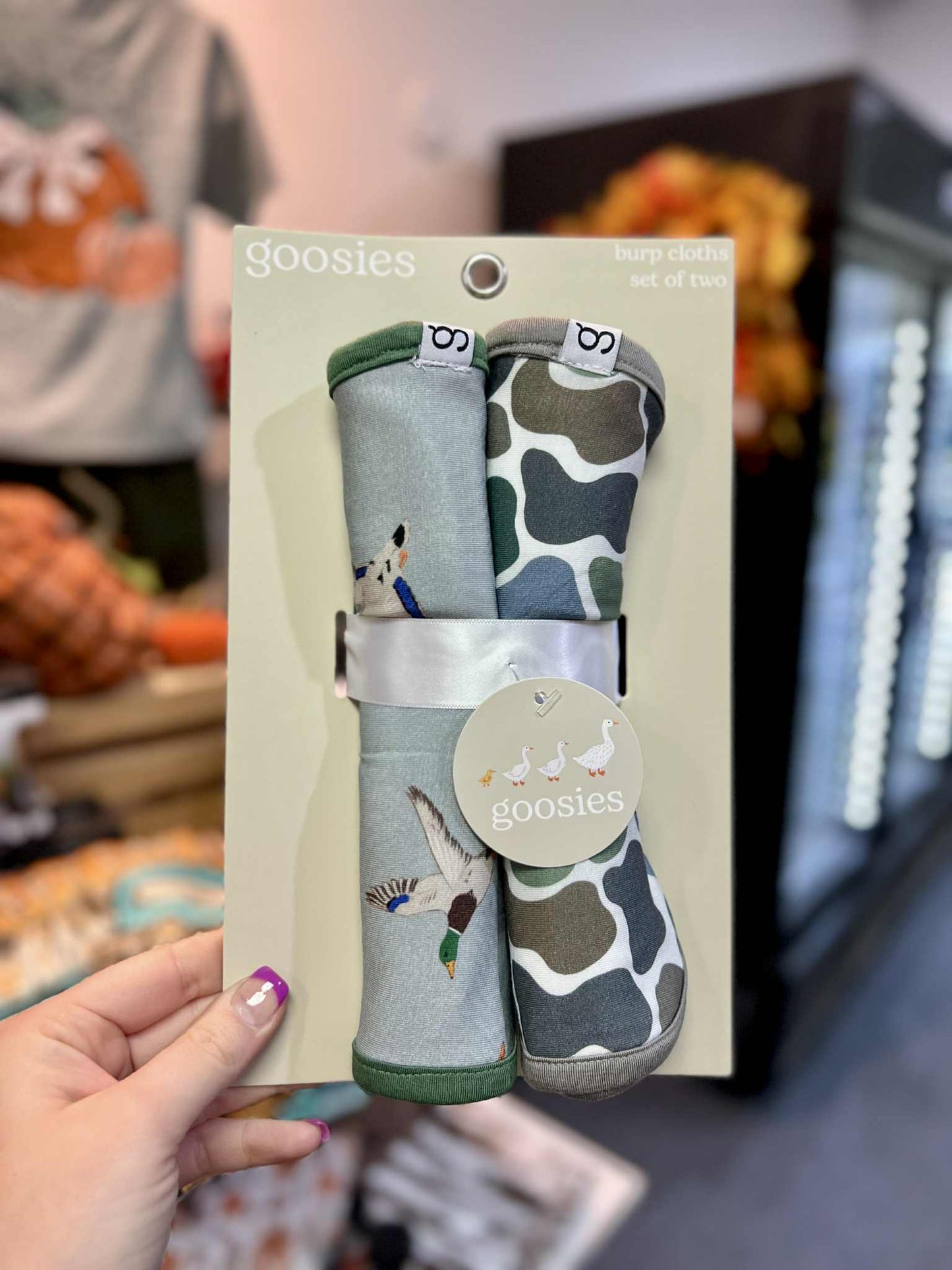 Goosies Burp Cloth Set, Mallards