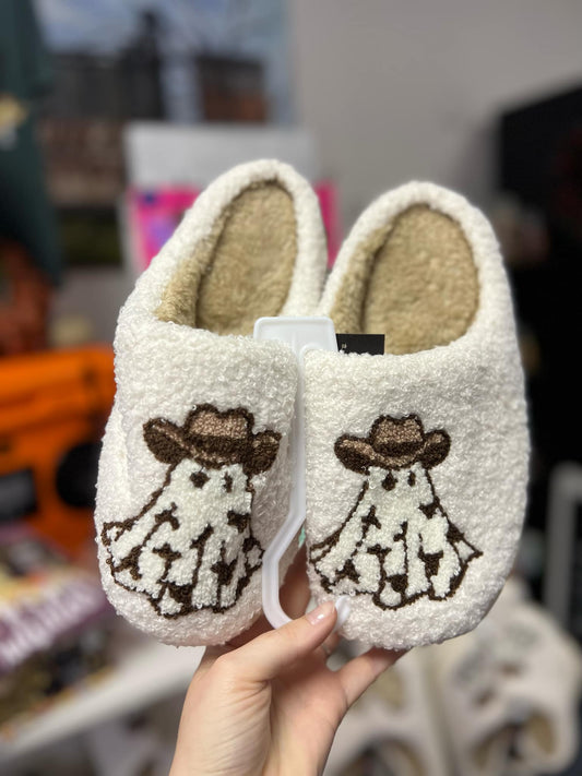 Cowboy Ghost Slippers