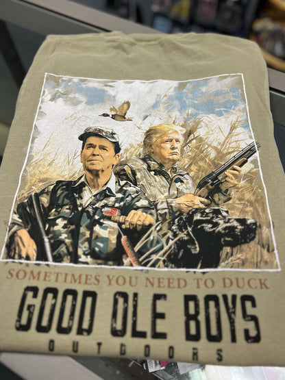 Trump Reagan Need to Duck Short Sleeve