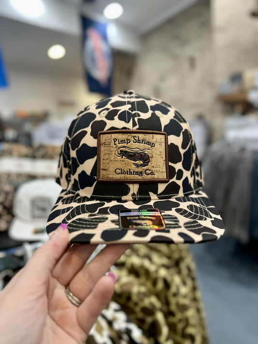 Pimp Shrimp Old School Camo Hat