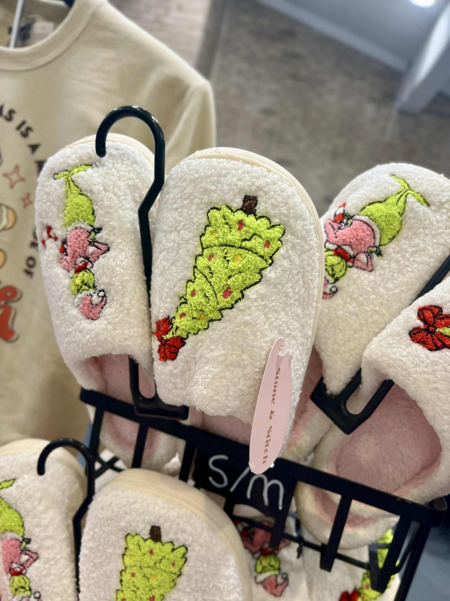 Grinch Tree Slippers