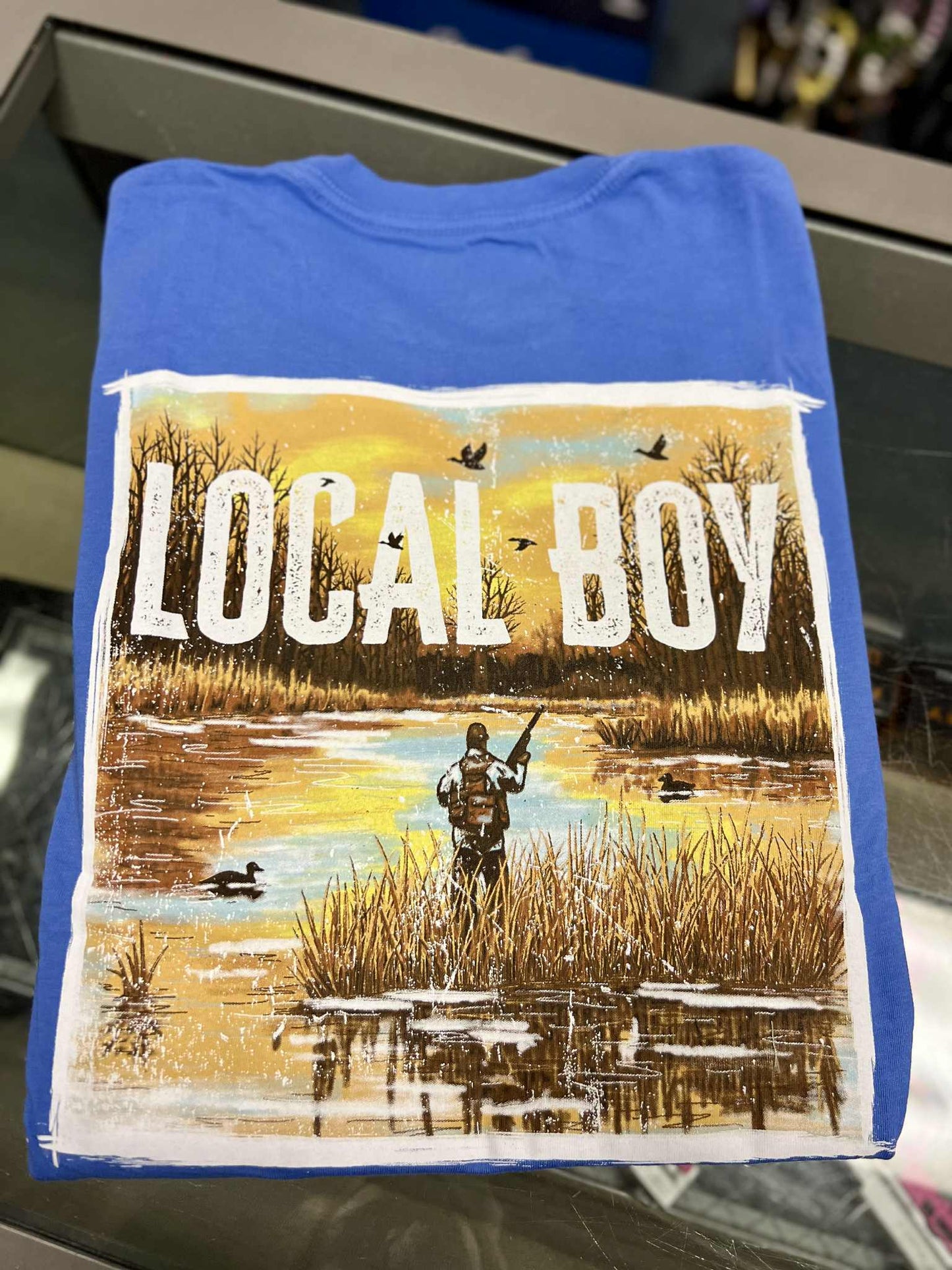 Waterfowl Watch Short Sleeve Tee, Marina