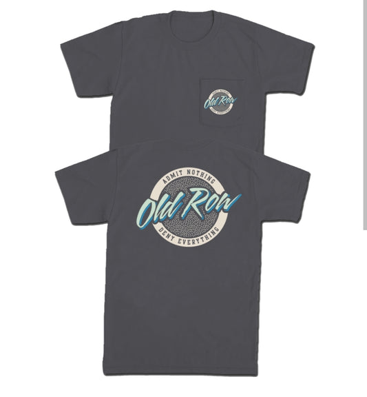 Circle Logo Pocket Tee, Graphite