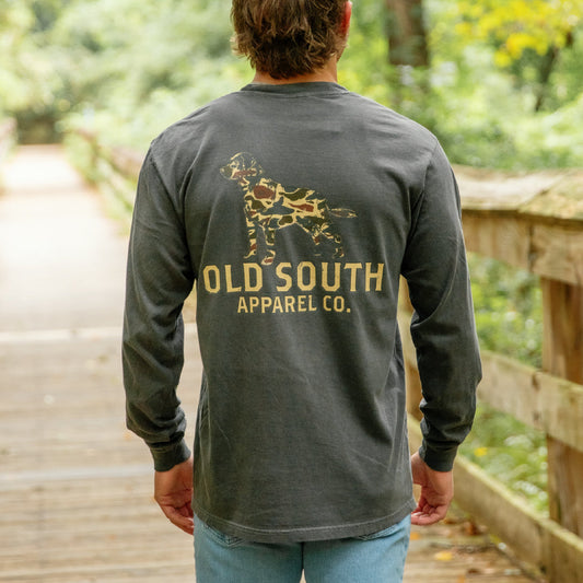 Thicket Camo Dog Long Sleeve, Pepper