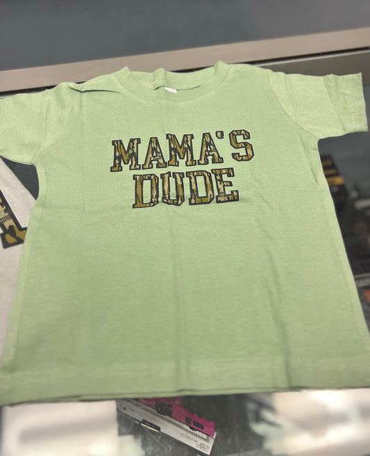 Mama's Dude Toddler Short Sleeve