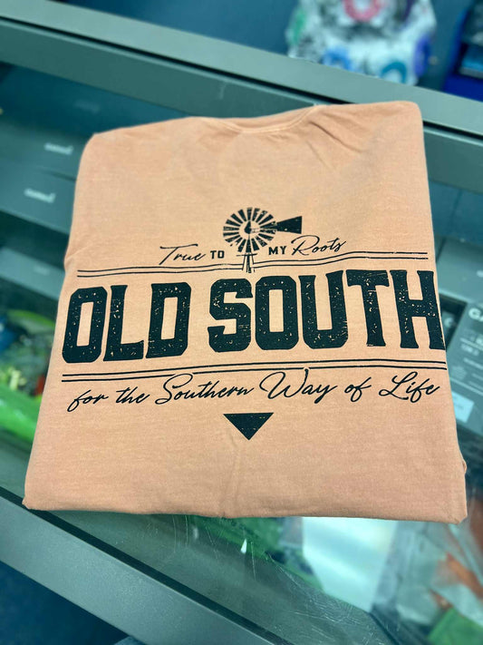 Texted Long Sleeve, Terracotta