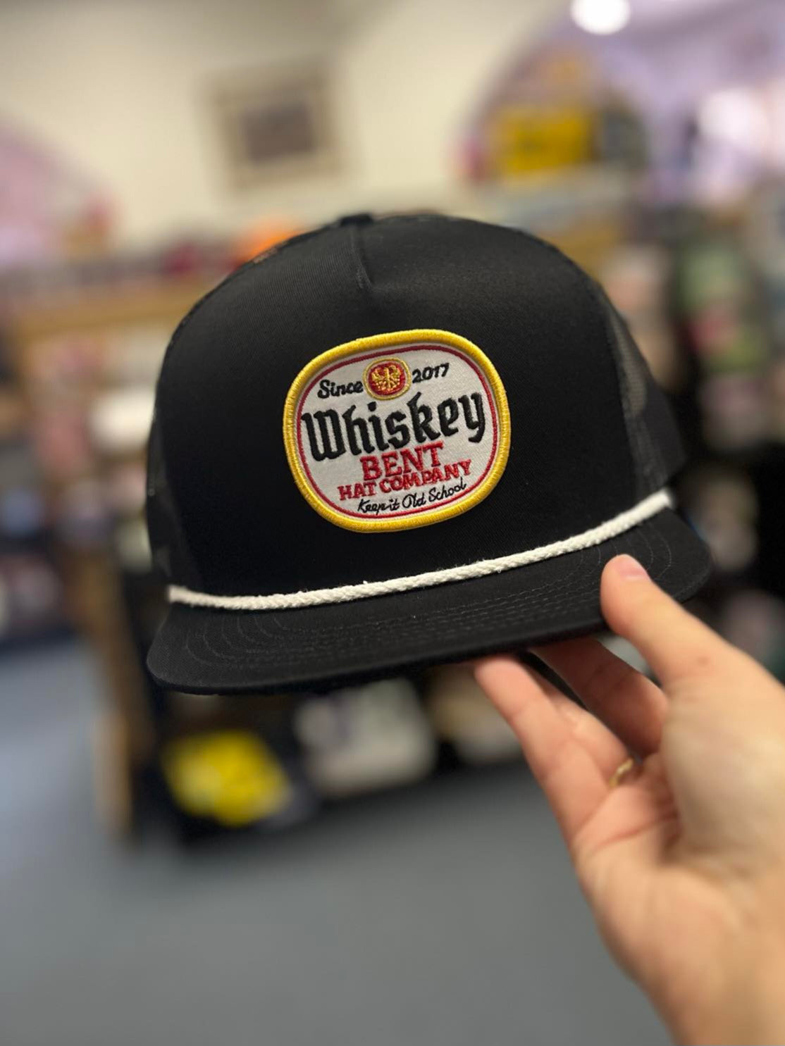 Whiskey Bent Hat Co, Black Label Trucker