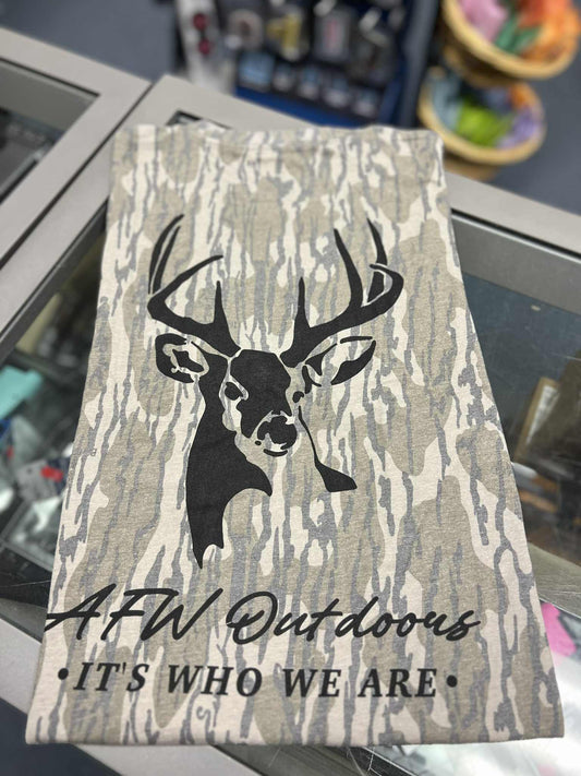 AFW Outdoors Buck Mossy Oak Tee