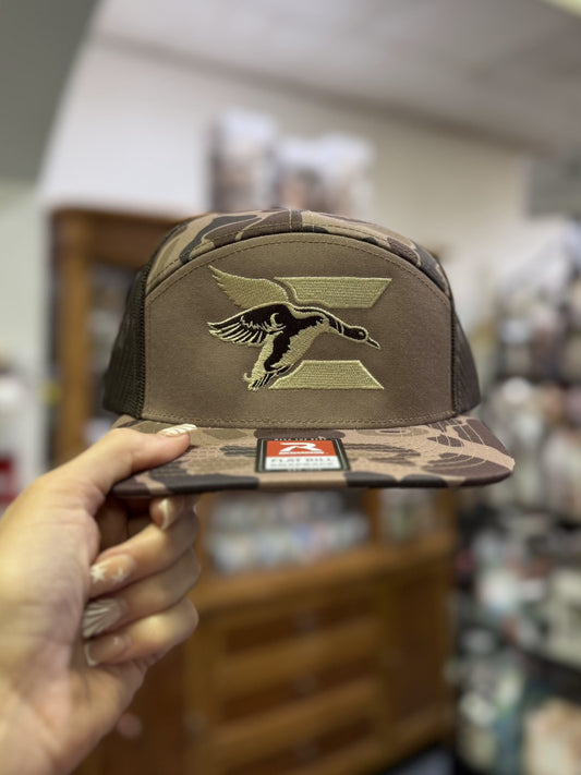 ECW 7 Panel, 2.0 Logo 7 Panel Hat (E Tan)