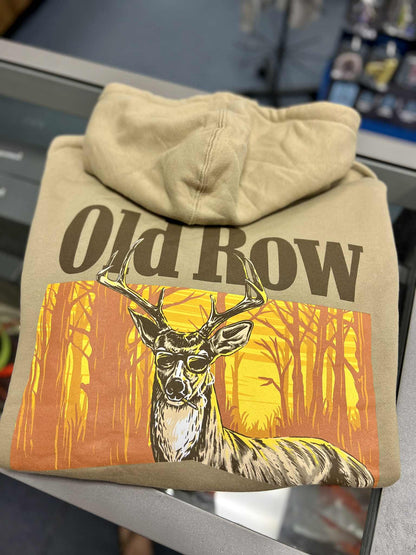 Old Row The Smoking Buck Hoodie, Sandstone