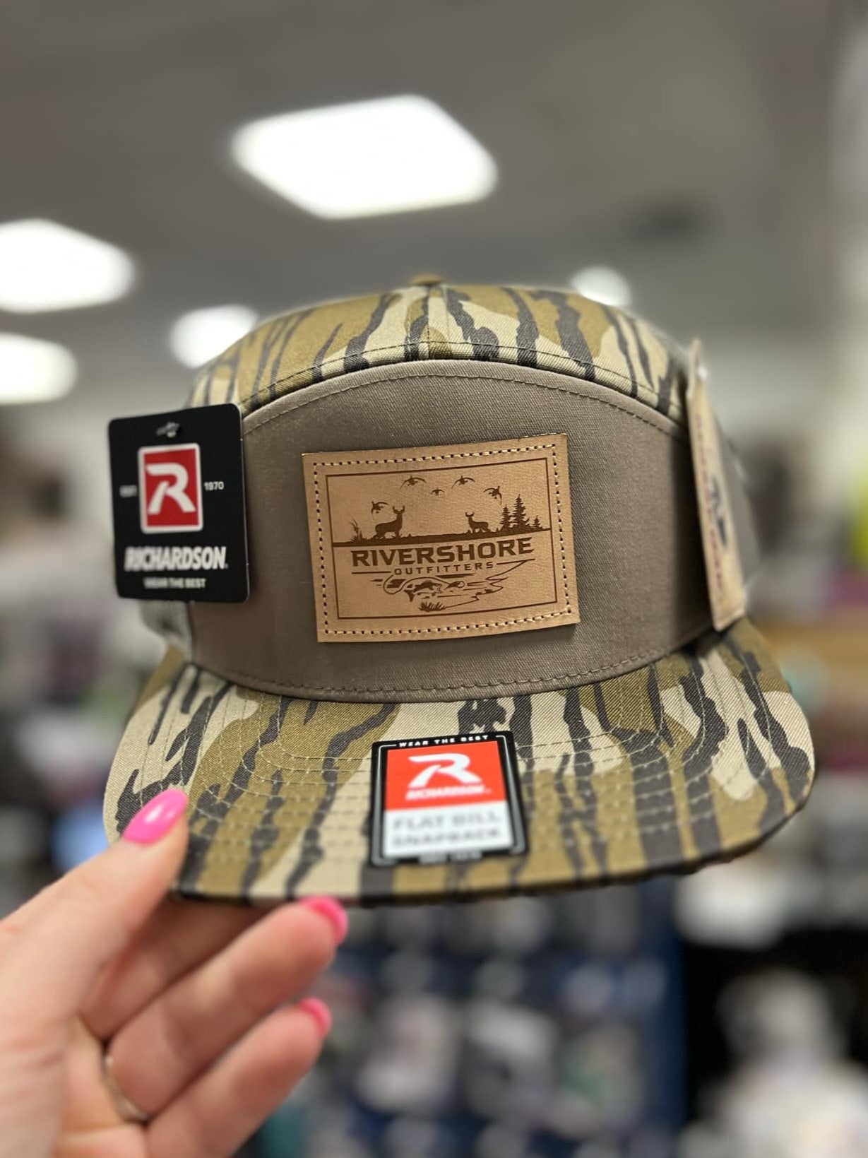 RSO Leather Patch Hat, 168 Bottomland/Loden