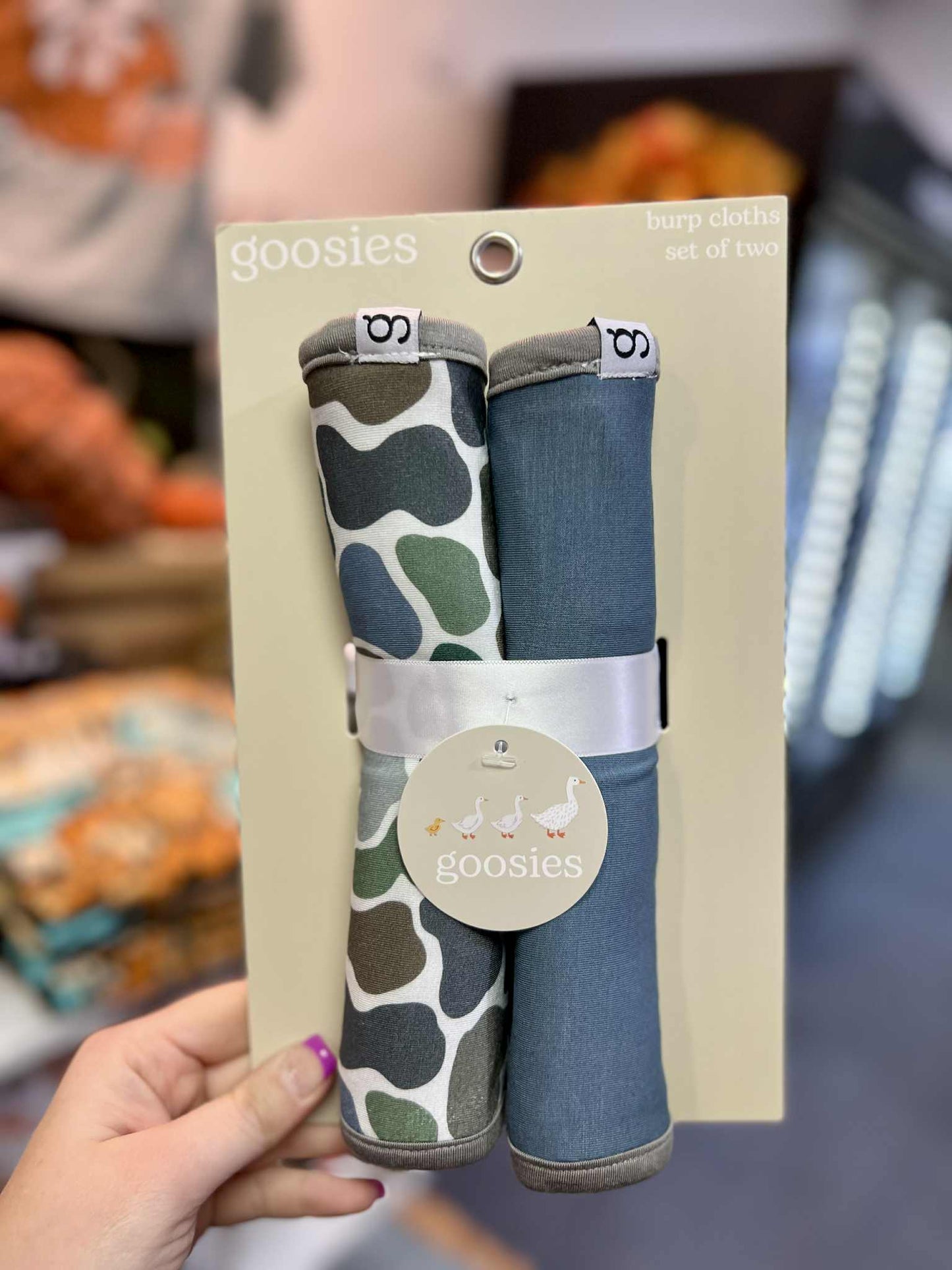 Goosies Burp Cloth Set, Camo