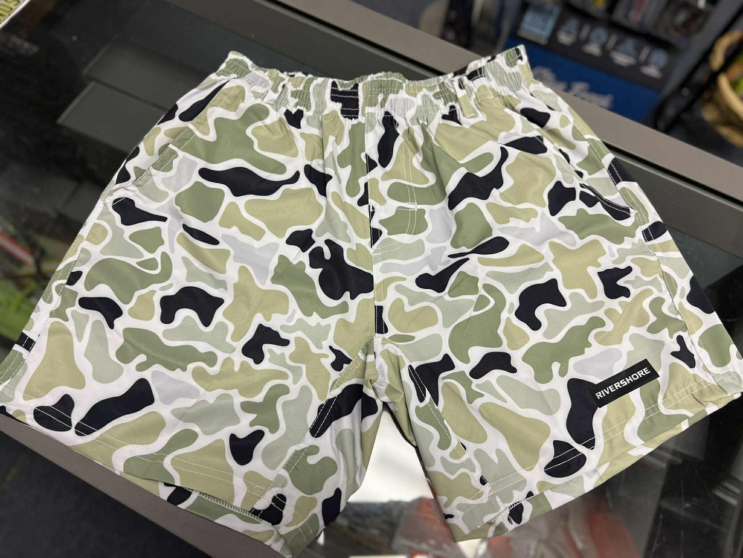 RSO Men's Shorts, Green Forest Camo