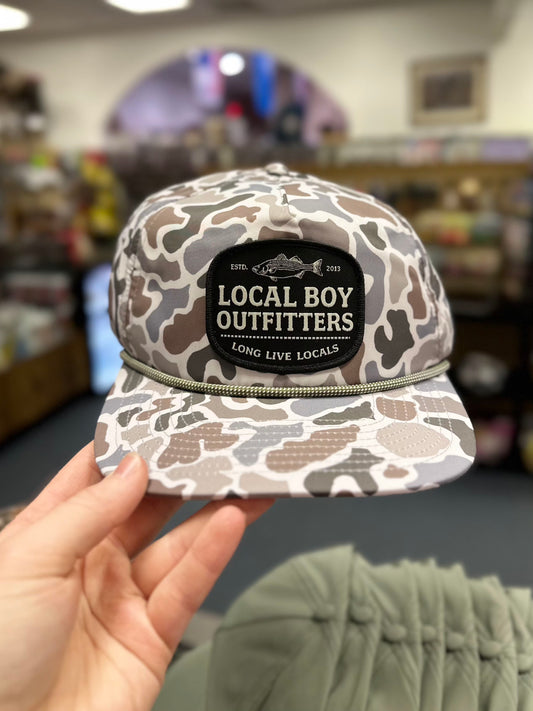 Tackle Shop Flat Brim Hat, Localflage