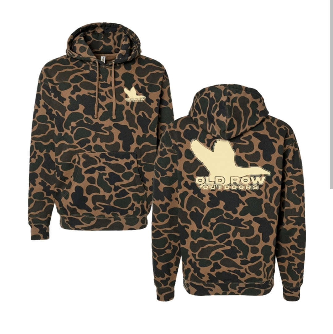 Old Row Outdoors Flying Duck Camo Hoodie