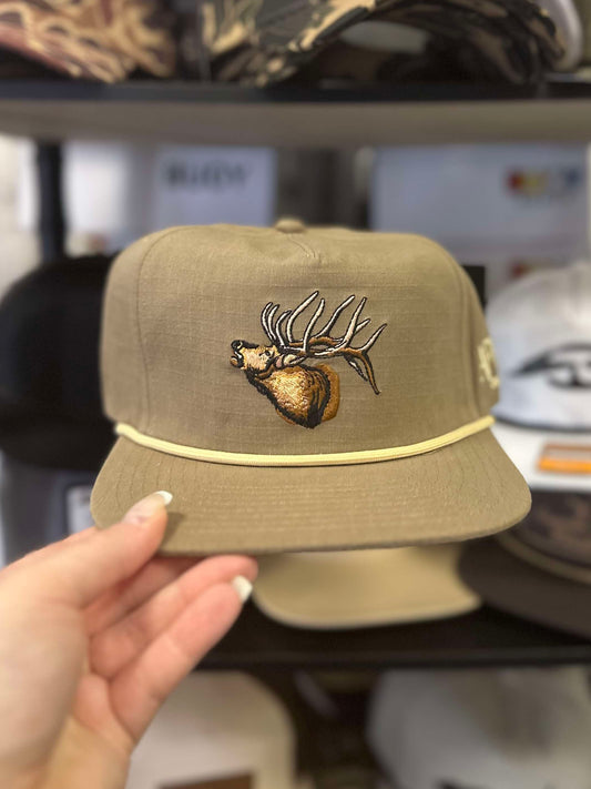 AFW Bull Elk Brown w/ Tan Rope RipStop Hat