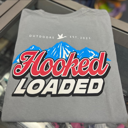 Mountains are Blue Short Sleeve. Granite