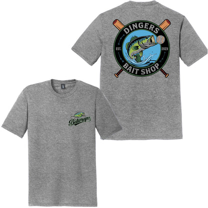 Dingers Bait Shop T-Shirt, Gray