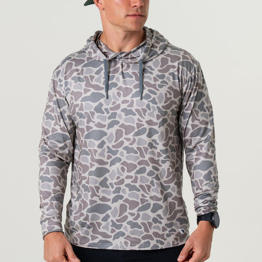Burlebo Performance Hoodie, Classic Deer Camo