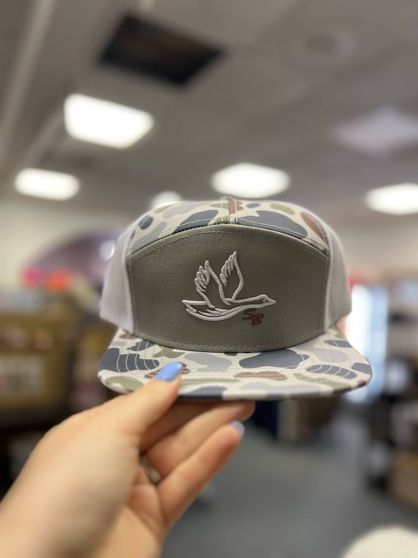 7 Panel Prep Goose Cap, Brackish