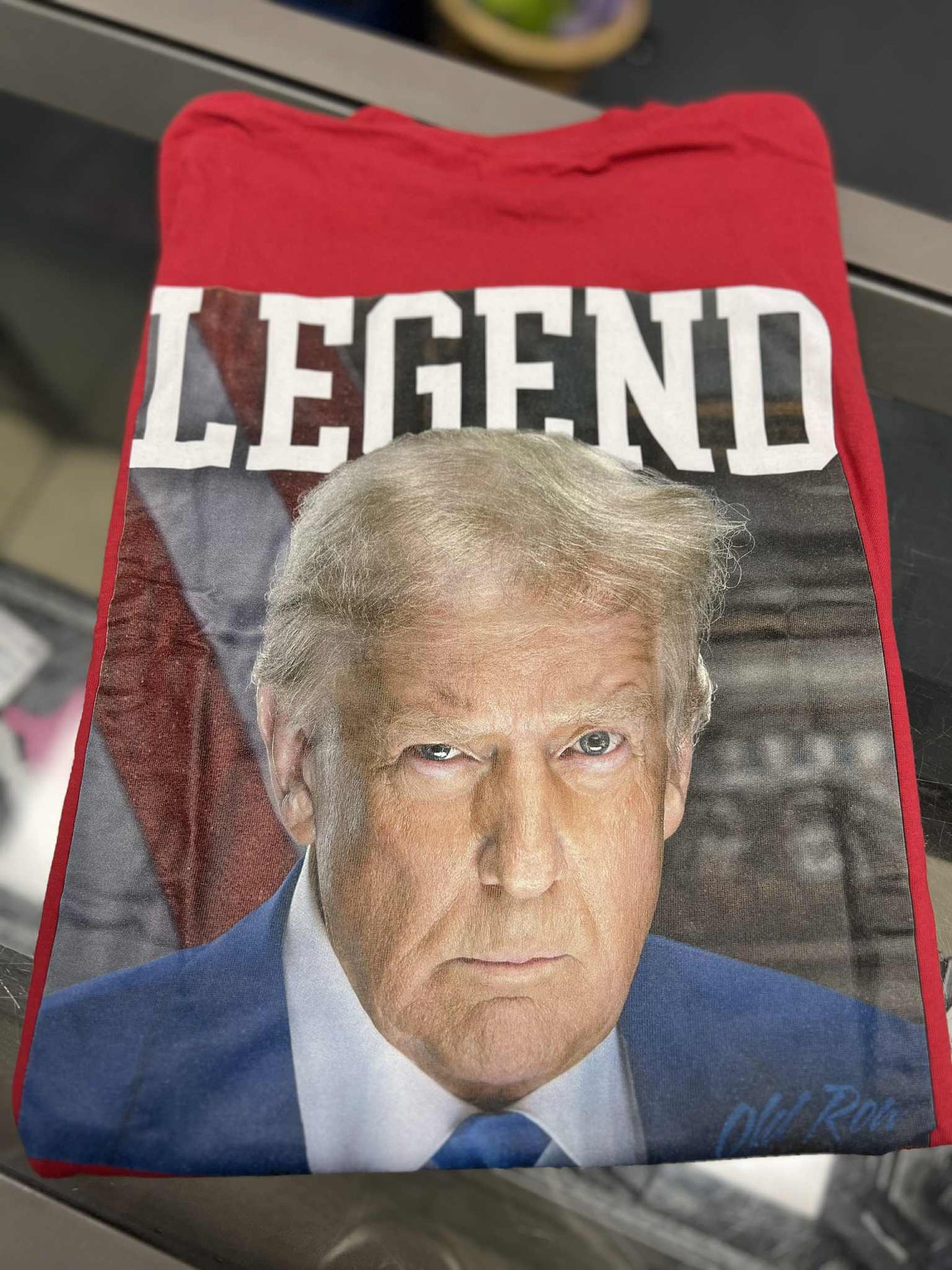Old Row 47 Legend Pocket Tee, Red