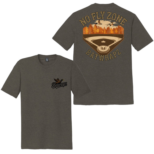 No Fly Zone T-Shirt, Heather Gray
