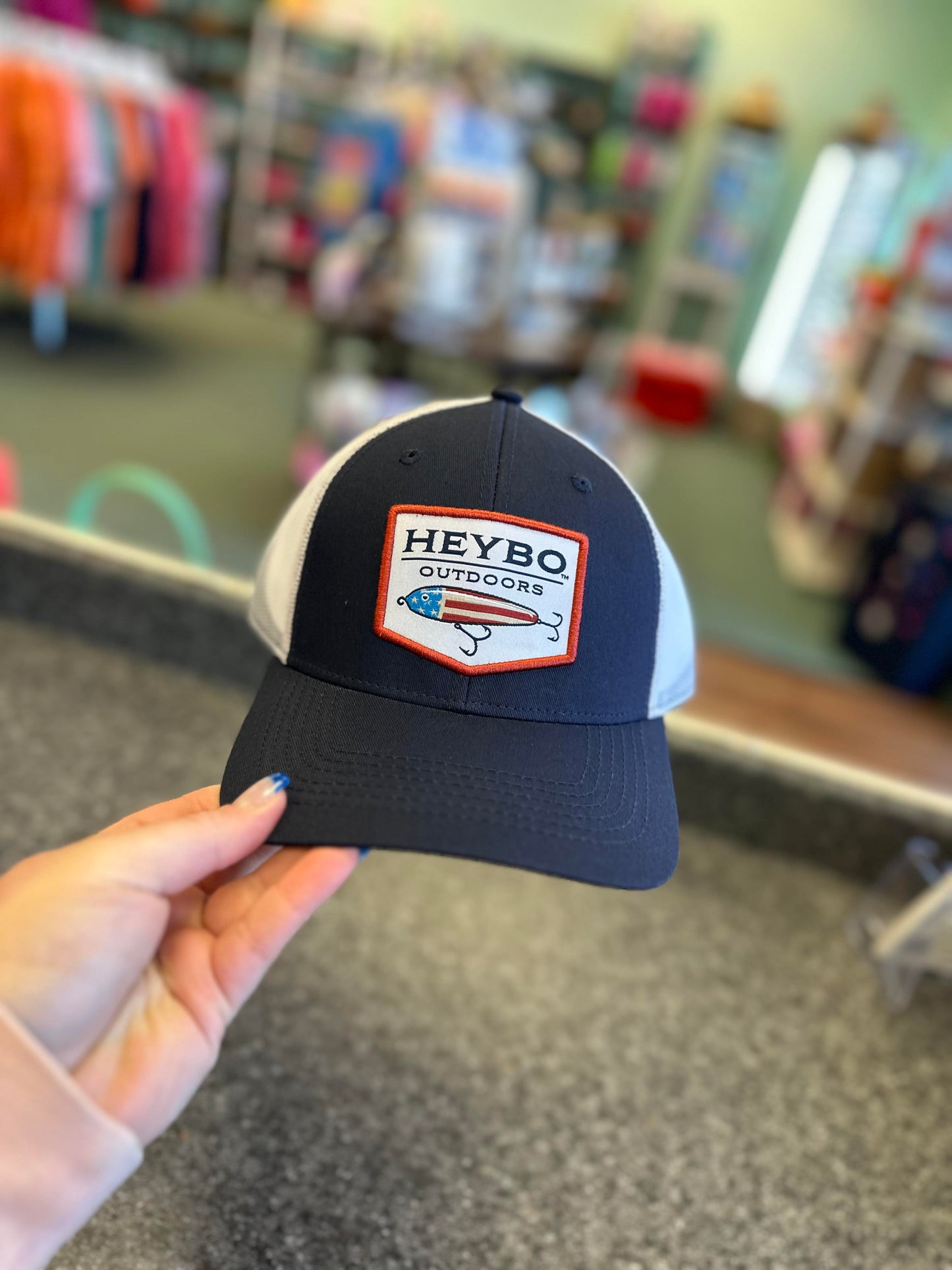 Heybo Lure Patch Meshback Trucker