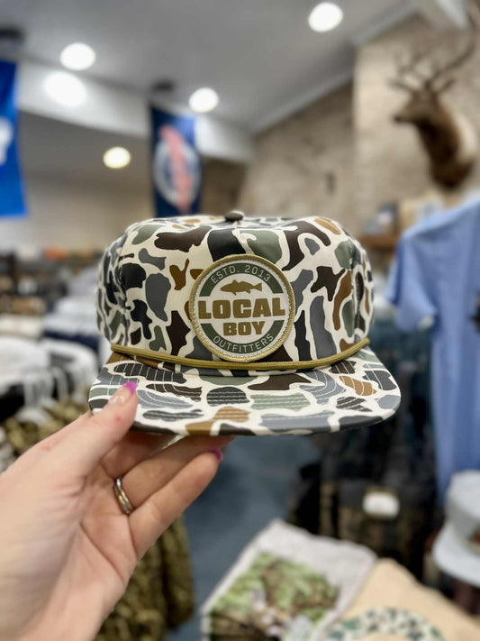 Classic Red LP Rope Hat, Localflage Bluff