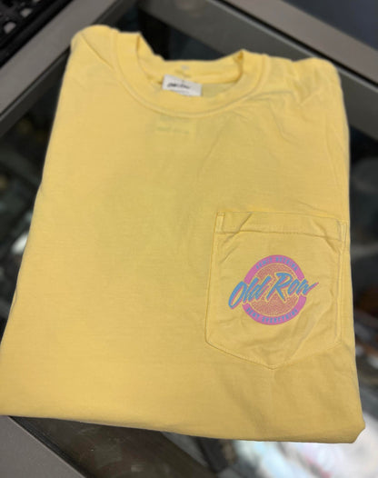 Circle Logo Pocket Tee, Butter