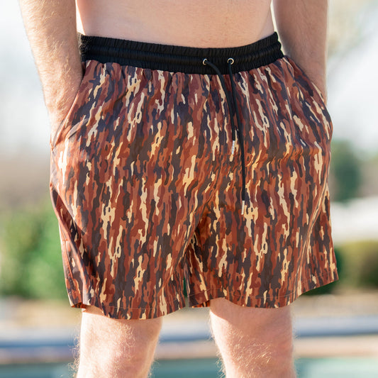 Swim Trunks, Bark Camo