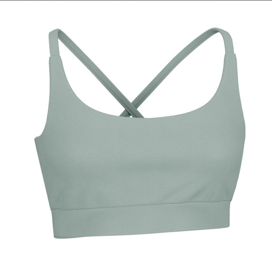 Local Girl Sports Bra Top, Eucalyptus