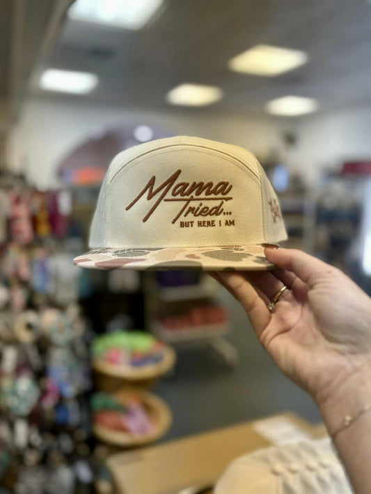 Mama Tried But Here I Am 7 Panel, Harvest Camo/Natural