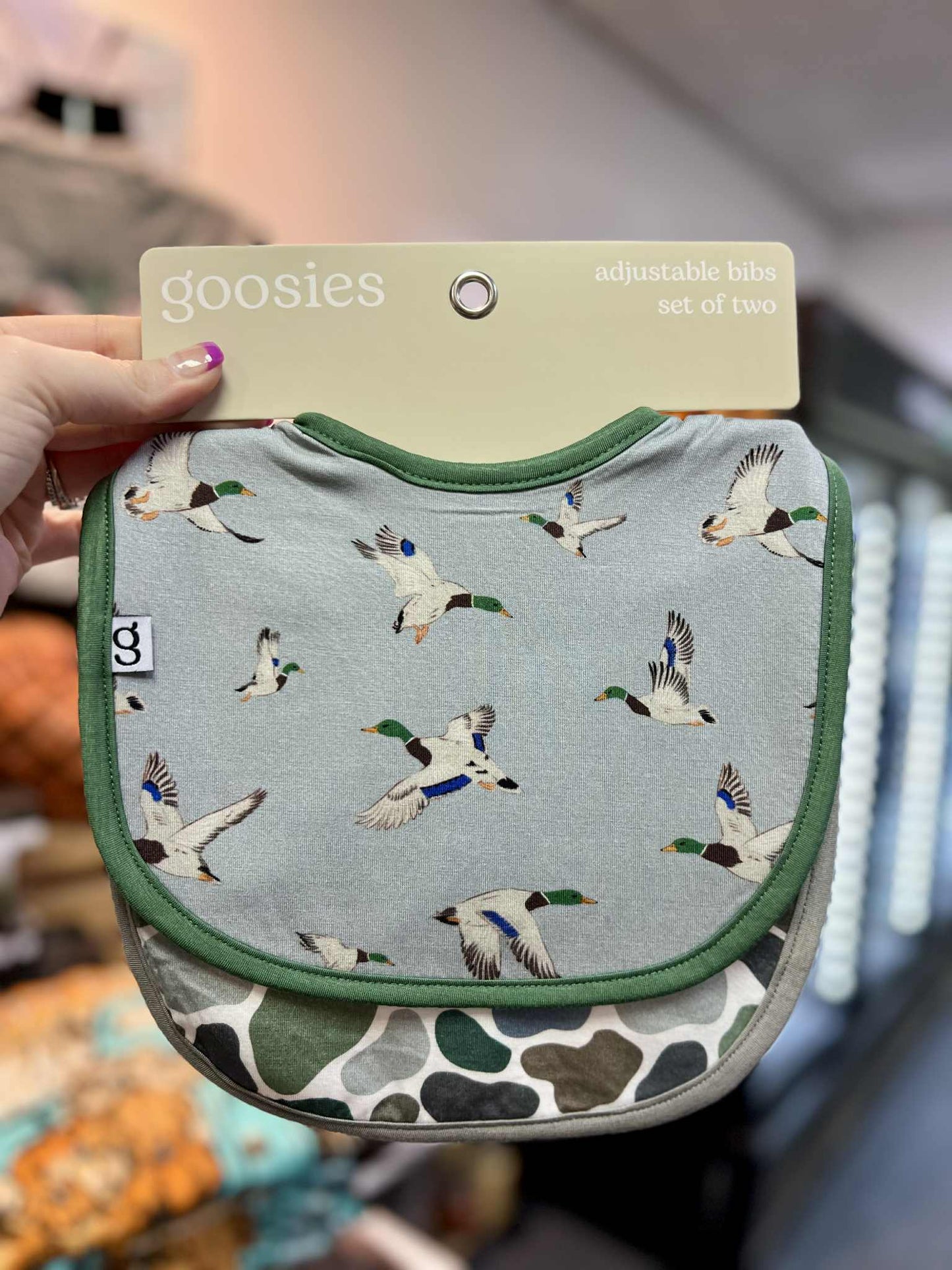 Goosies Bib Set, Mallards