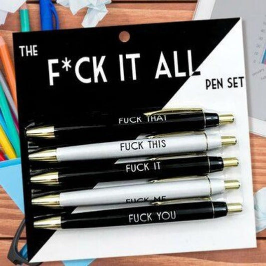 F*ck It All Pen Set