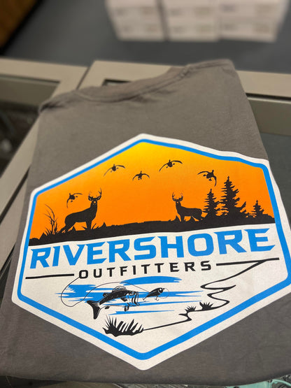 Rivershore Logo Tee (Gray)
